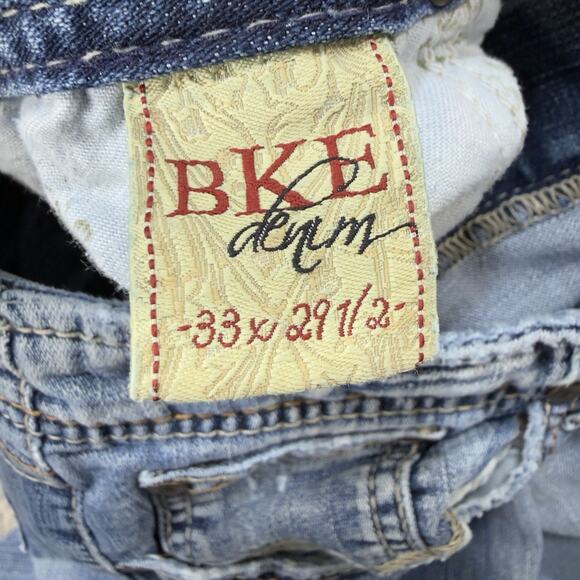 BKE Wendi Bootcut Medium Wash Stretch Denim Jeans Womens 33x29 Classic Fit Y2K - Picture 3 of 9